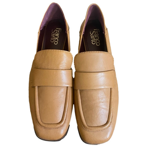 Franco Sarto women’s loafers shoes Leather Dela Sz 10 comfort soft career work